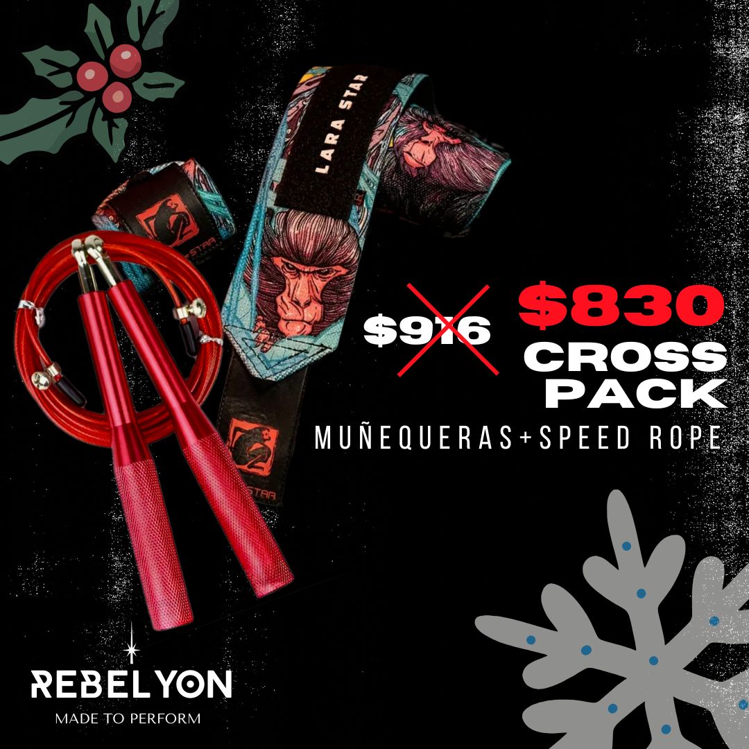 CROSS PACK (Muñequeras + Speed Rope)