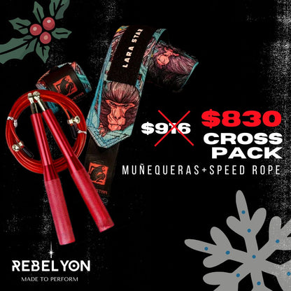 CROSS PACK (Muñequeras + Speed Rope)