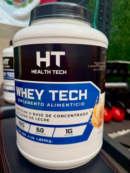 PROTEÍNAS WHEY TECH. Concentrado de Suero de Leche HEALTH TECH