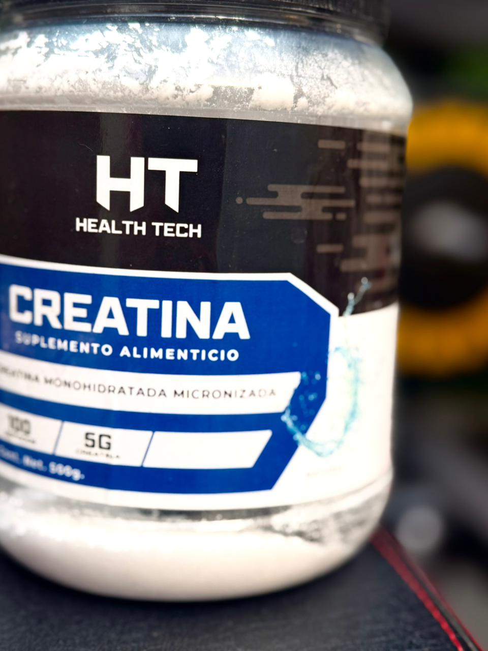 Creatina Monohidratada de 500gr (100 Servicios) - HEALTH TECH