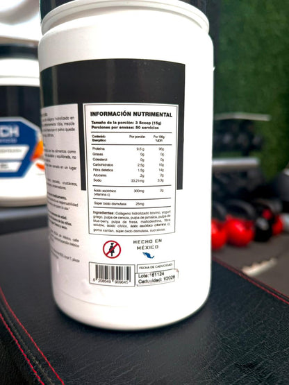 COLÁGENO HIDROLIZADO con Vitamina C  (750gr)-  HEALTH TECH