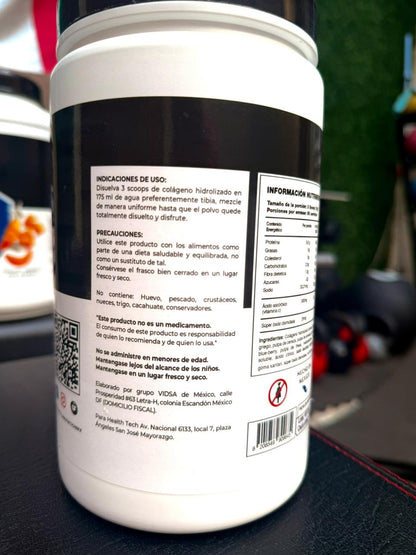 COLÁGENO HIDROLIZADO con Vitamina C  (750gr)-  HEALTH TECH
