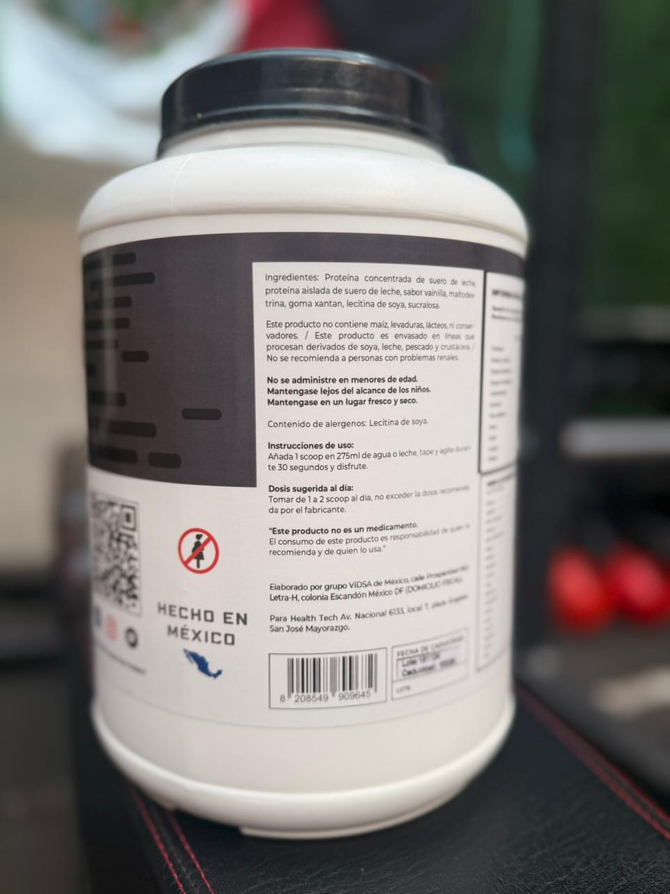 PROTEÍNAS WHEY TECH. Concentrado de Suero de Leche HEALTH TECH