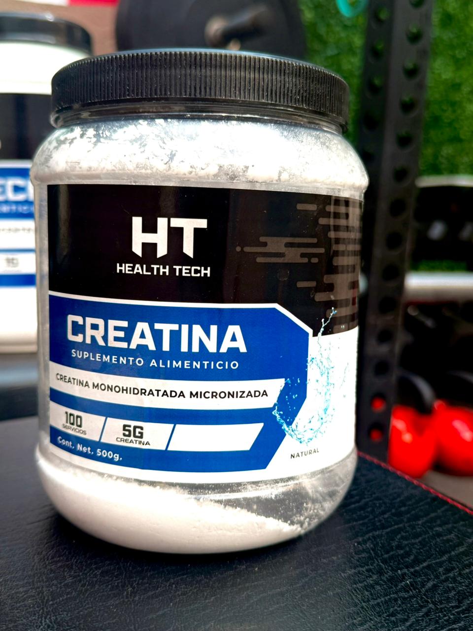 Creatina Monohidratada de 500gr (100 Servicios) - HEALTH TECH