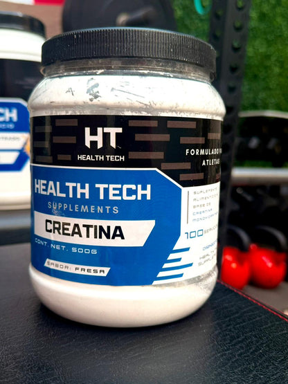Creatina Monohidratada de 500gr (100 Servicios) - HEALTH TECH